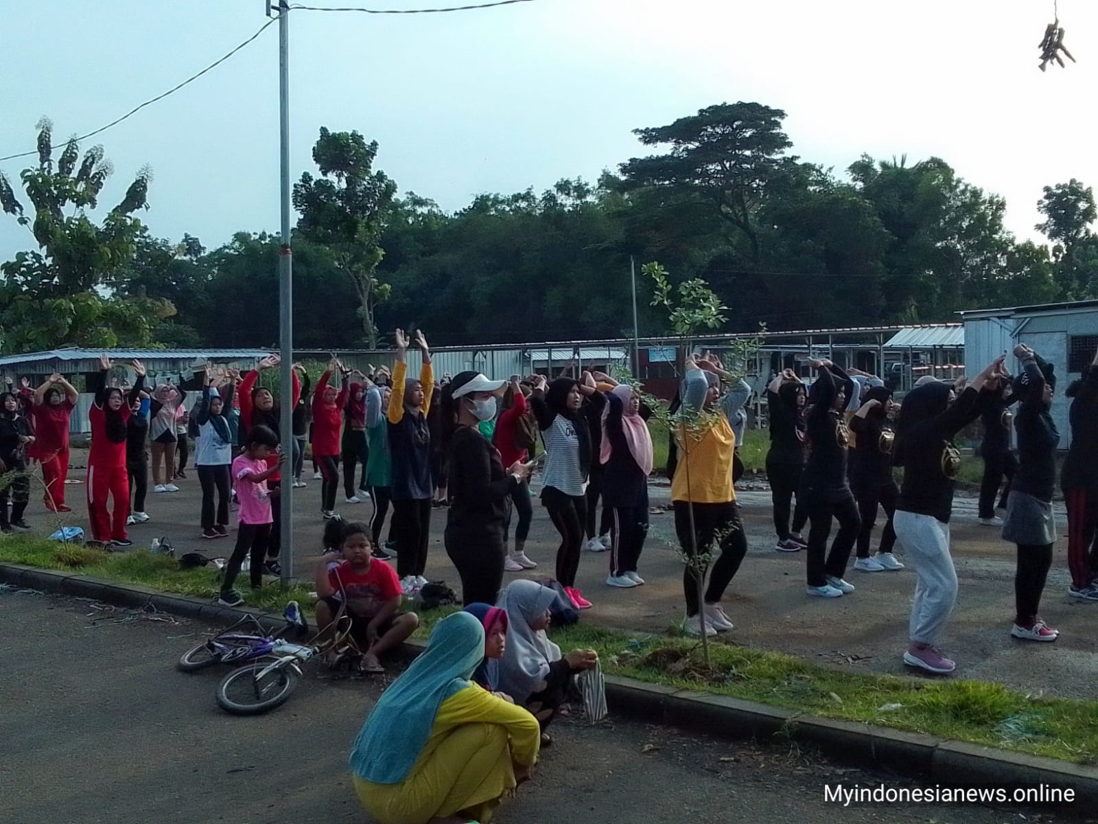 Senam Pagi Bersama di Pasar Kacangan Untuk Tingkatkan Daya Tarik Pembeli