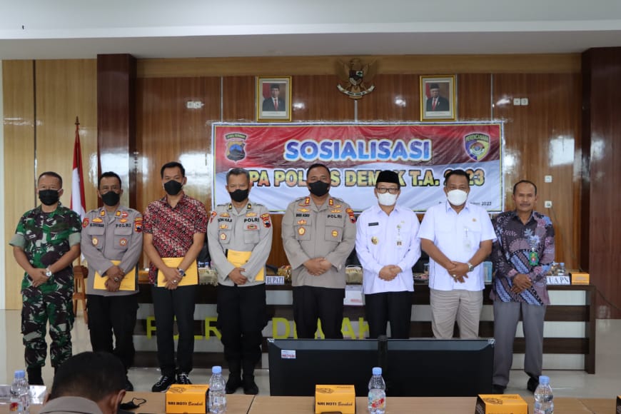 Polres Demak Sosialisasikan Dipa 2023,Wujud Transparansi