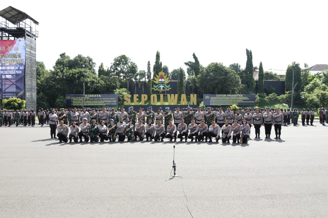 Tingkatkan Soliditas dan Sinergitas, TNI-POLRI Gelar Diklat Integrasi