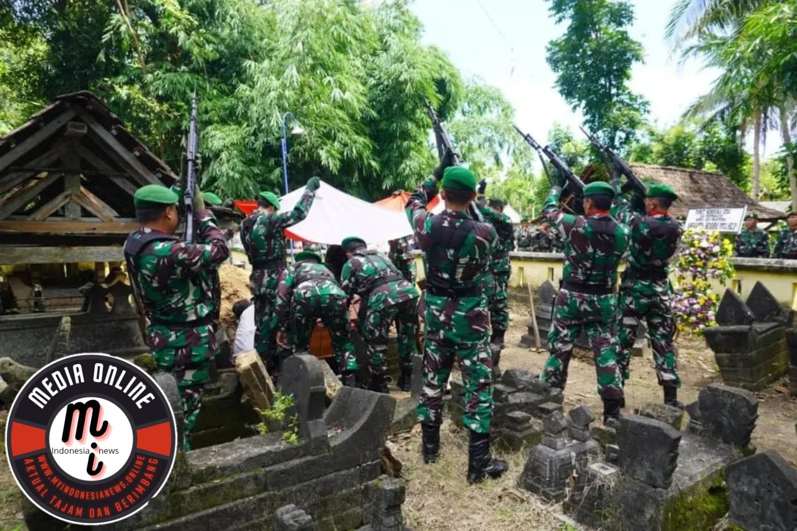 Prosesi Pemakaman Almarhum Serka Edy Prayitno Anggota Kodim 0731/Kulon Progo