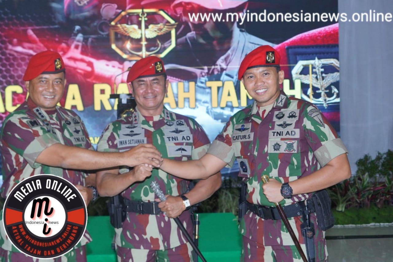 Pisah Sambut Serah Terima Jabatan Pamen Di Lingkungan Kopassus