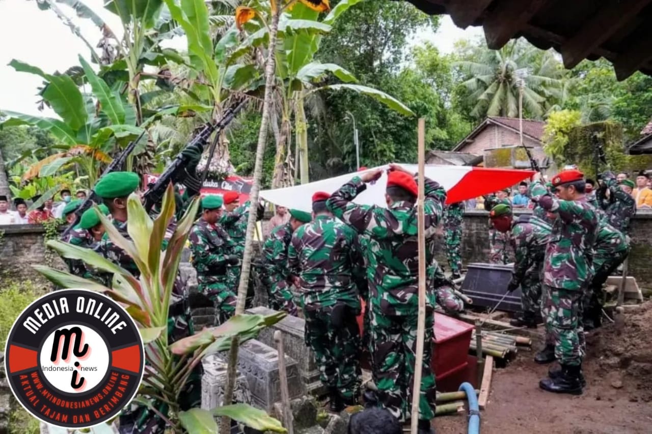 Pemakaman Almarhum Anggota Kodim 0731/Kulon Progo Serda Miskijo