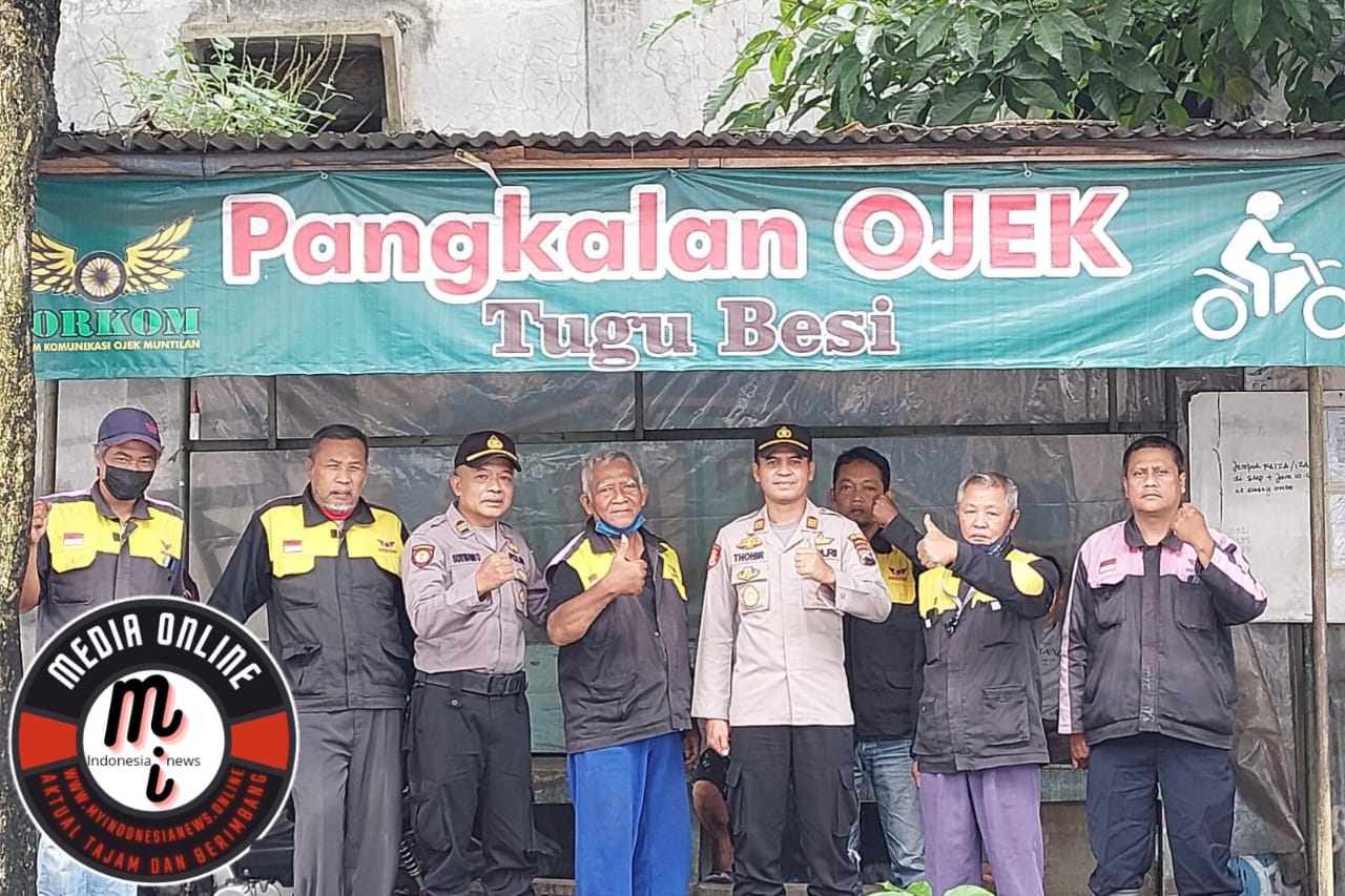 Gelar Jum’at Curhat, Kapolsek Muntilan Sambang Ke Pangkalan Ojek Tugu Besi