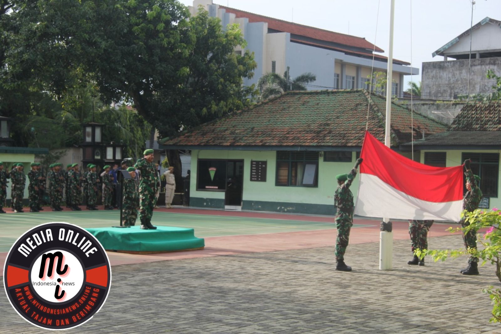 Perkuat Jiwa Kedisiplinan,Kodim 0719/Jepara Gelar Upacara Bendera Setiap Hari Senin