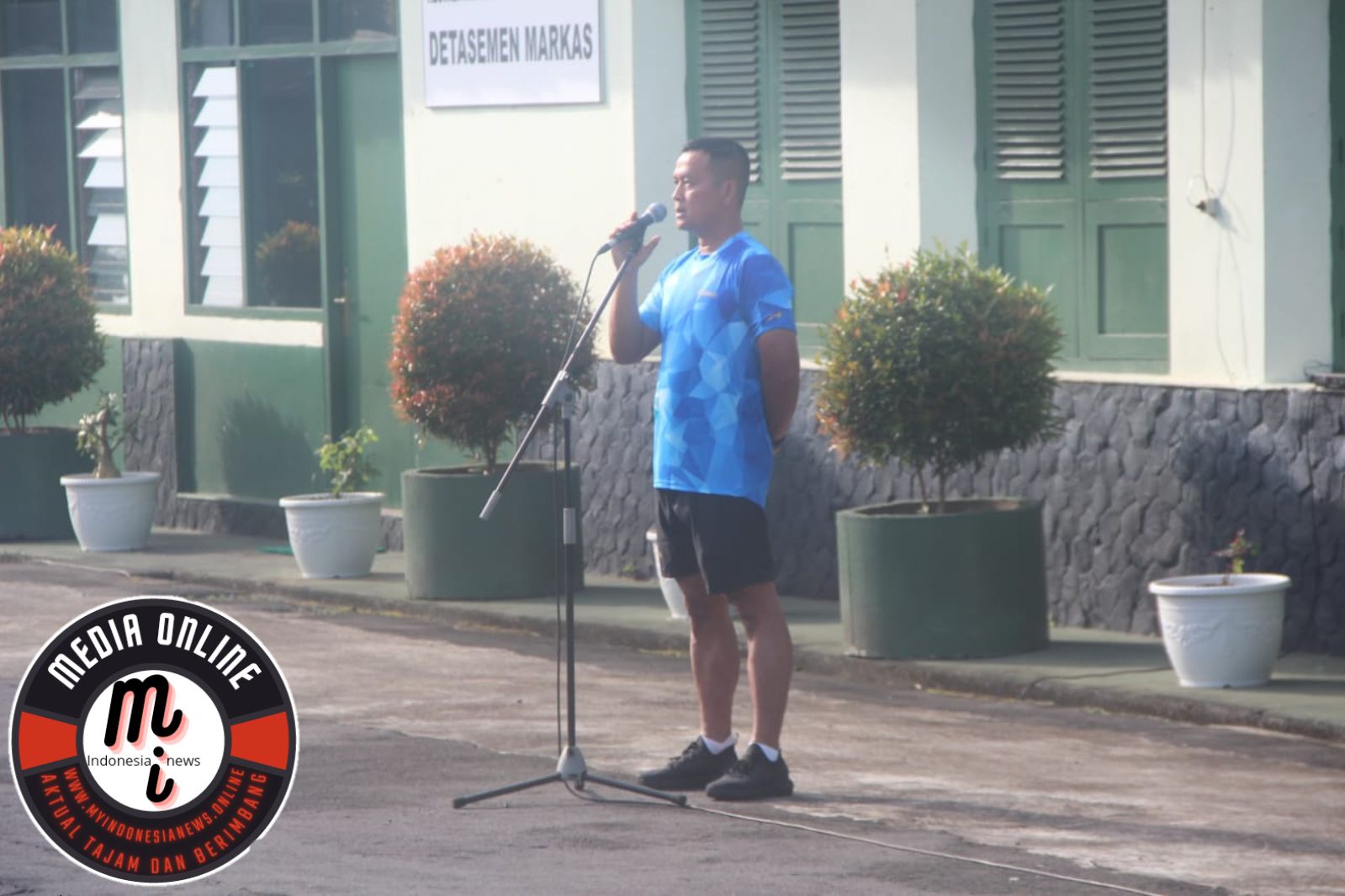 Apel Pagi Bagian Dari Kegiatan Pokok Prajurit TNI