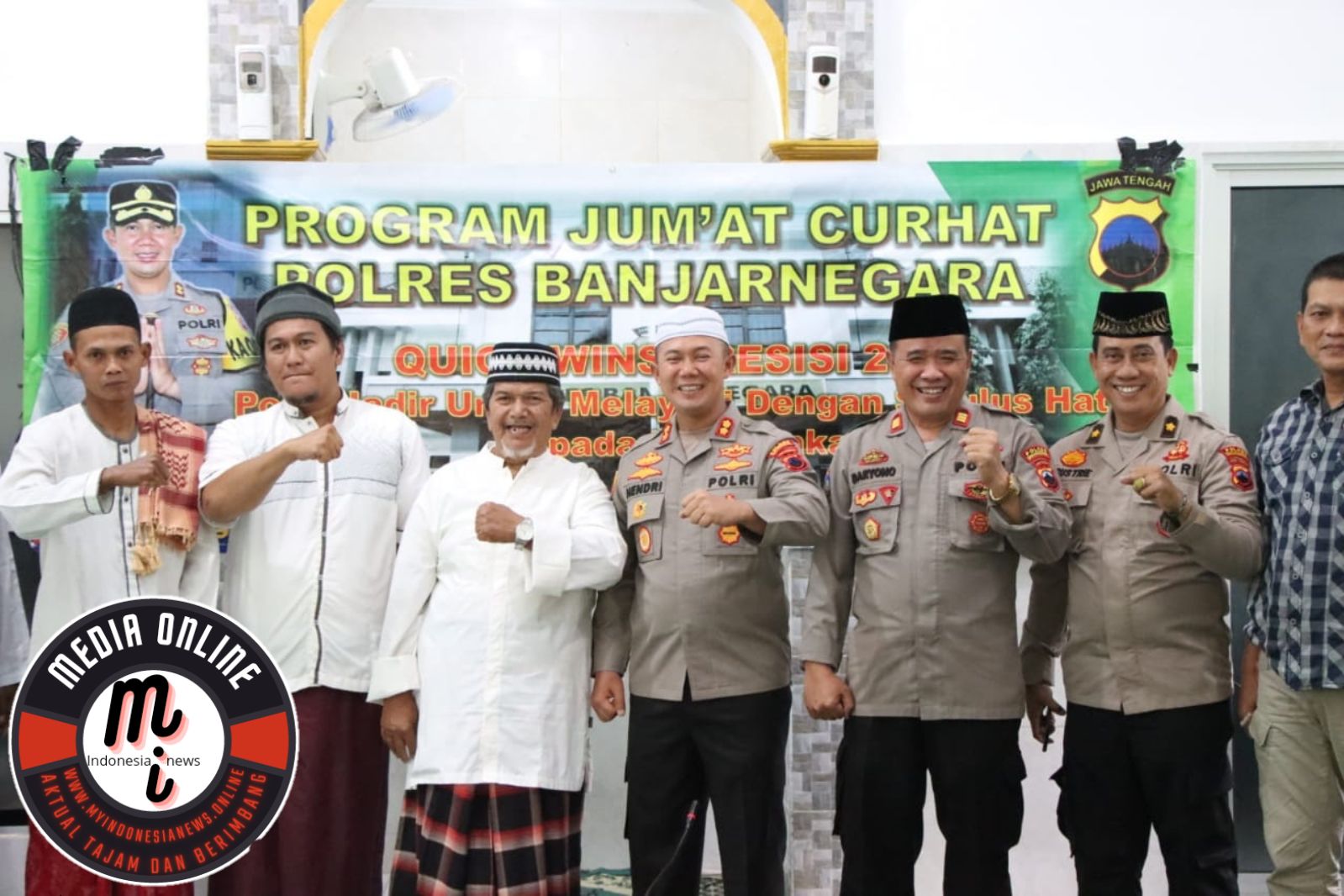 Program Jum’at Curhat Berlanjut,Polres Banjarnegara Baksos dan Tampung Aspirasi Masyarakat