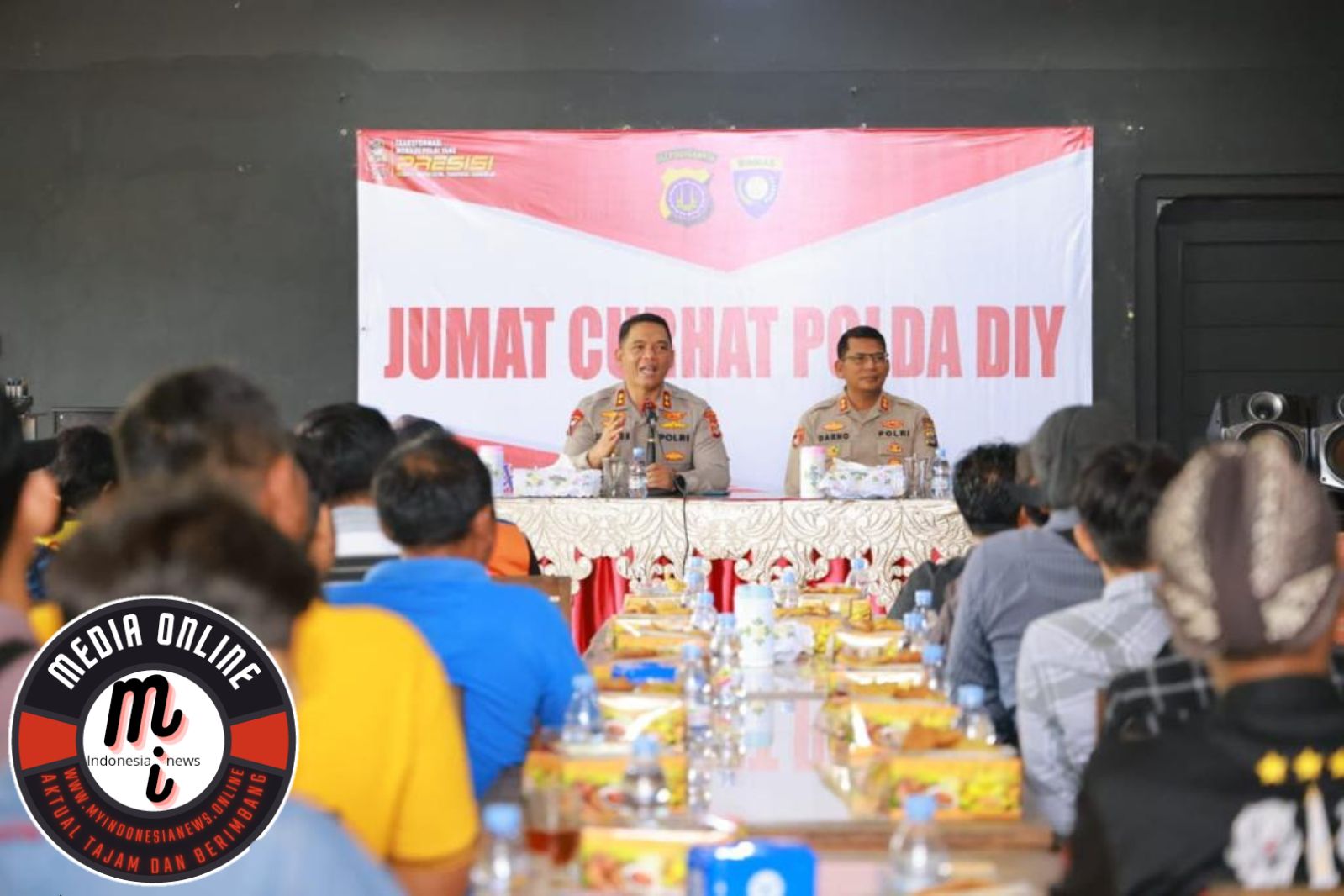 Kapolda DIY Tampung Aspirasi Masyarakat Depok Sleman Lewat jum’at Curhat