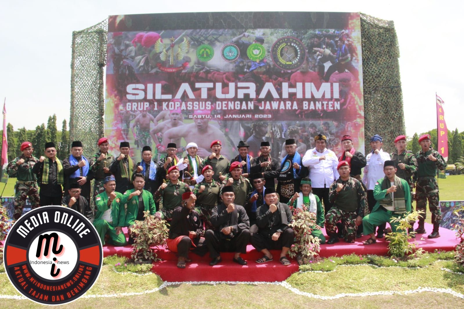 Berbagai Pimpinan Perguruan Pencak Silat Banten Kumpul Di Grup 1 Kopassus, Ada Apakah?