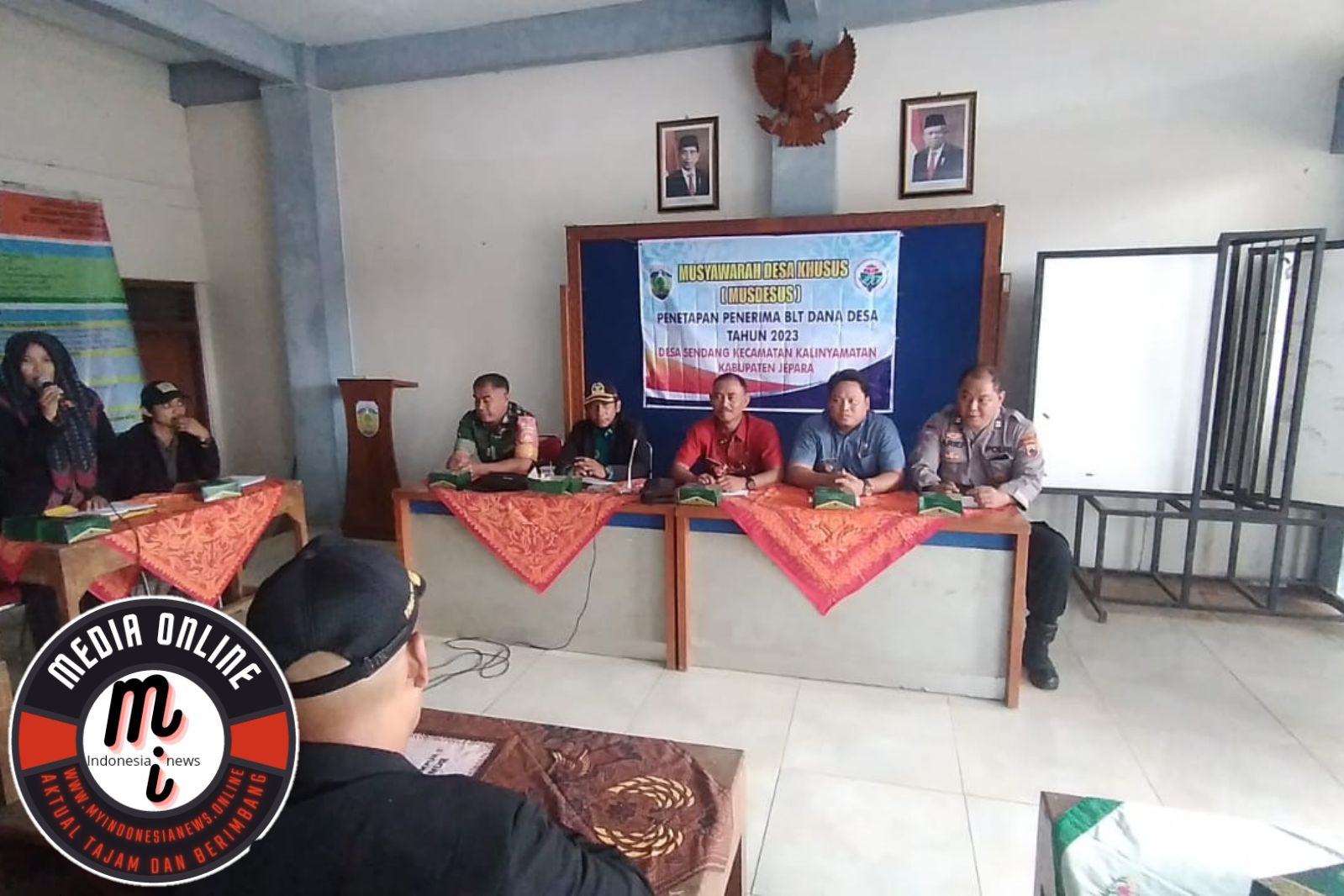 Musdessus Desa Sendang,Penetapan BLT-DD 2023 dihadiri Babinsa