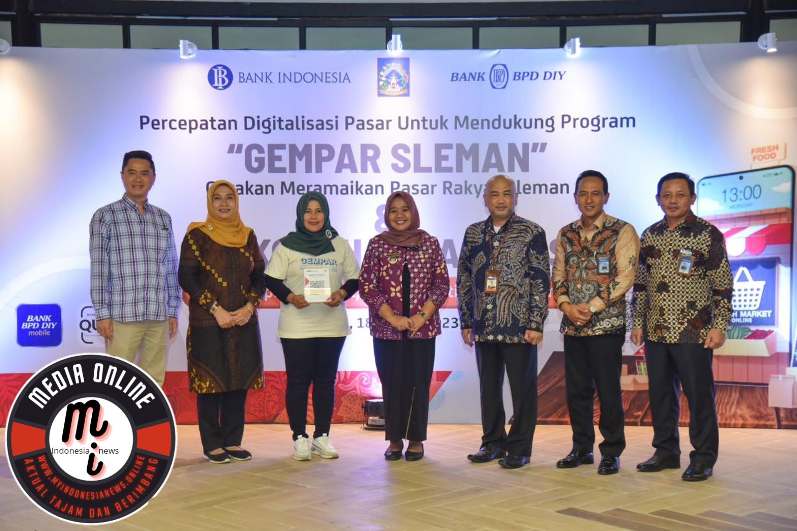 Bupati Sleman Adakan Kegiatan “Gempar Sleman” Untuk Tingkatkan Digitalisasi Pasar