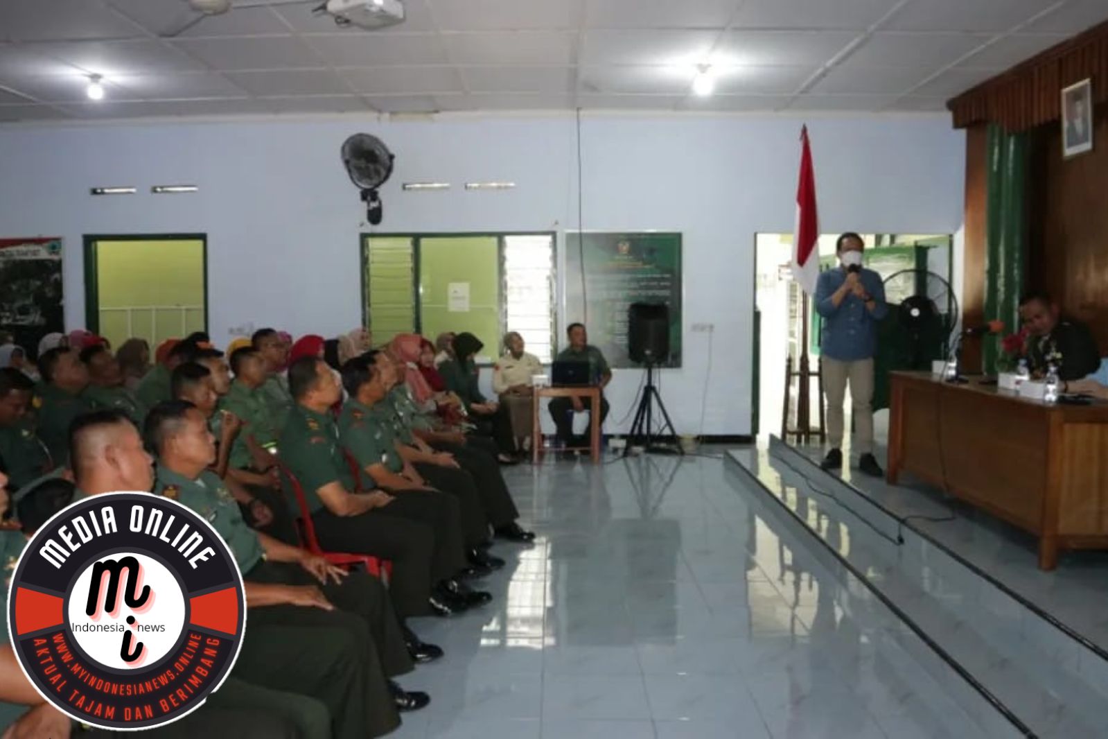 Tingkatkan Kesehatan Prajurit, PNS dan Persit,Kodim 0731/Kulon Progo Lakukan Penyuluhan