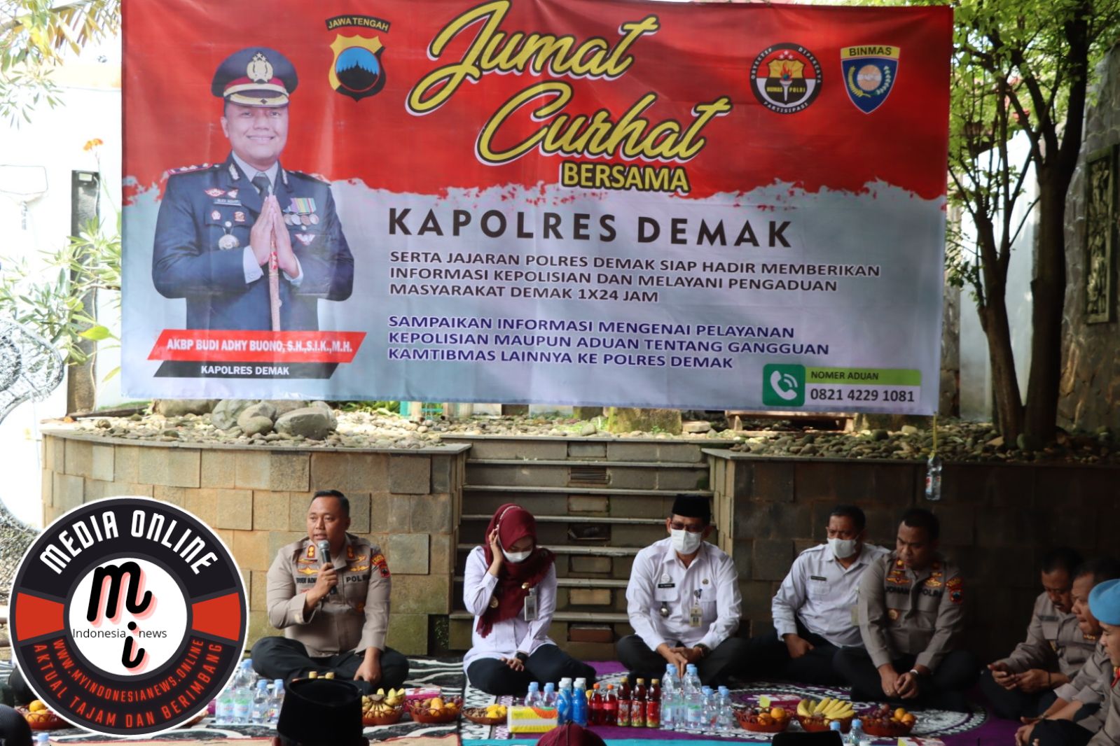 Polres Demak dan Forkopimda Bersinergi Pecahkan Masalah Masyarakat Lewat jum’at Curhat