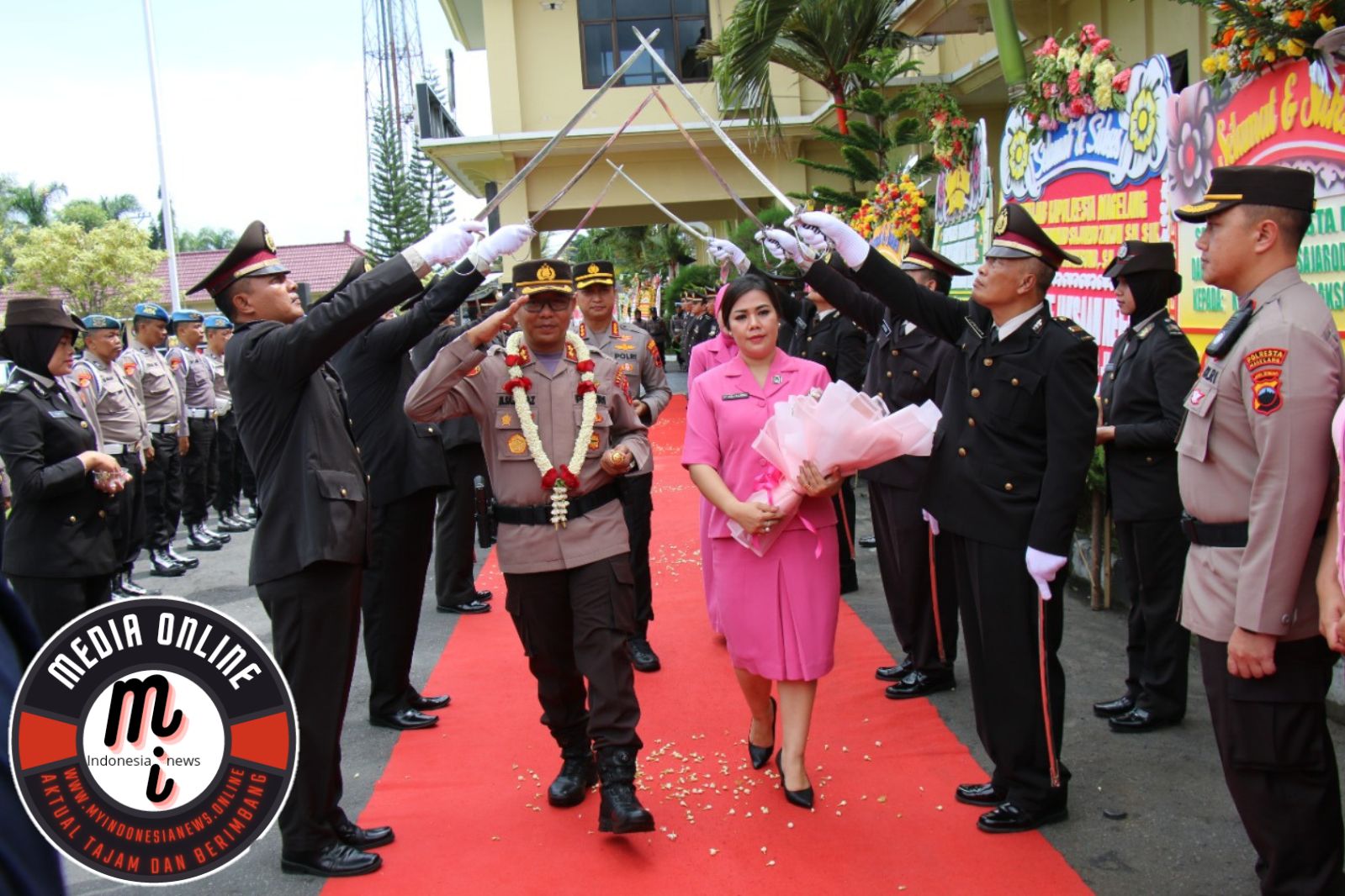 Lepas Sambut Pengalihan Jabatan Kapolresta Magelang