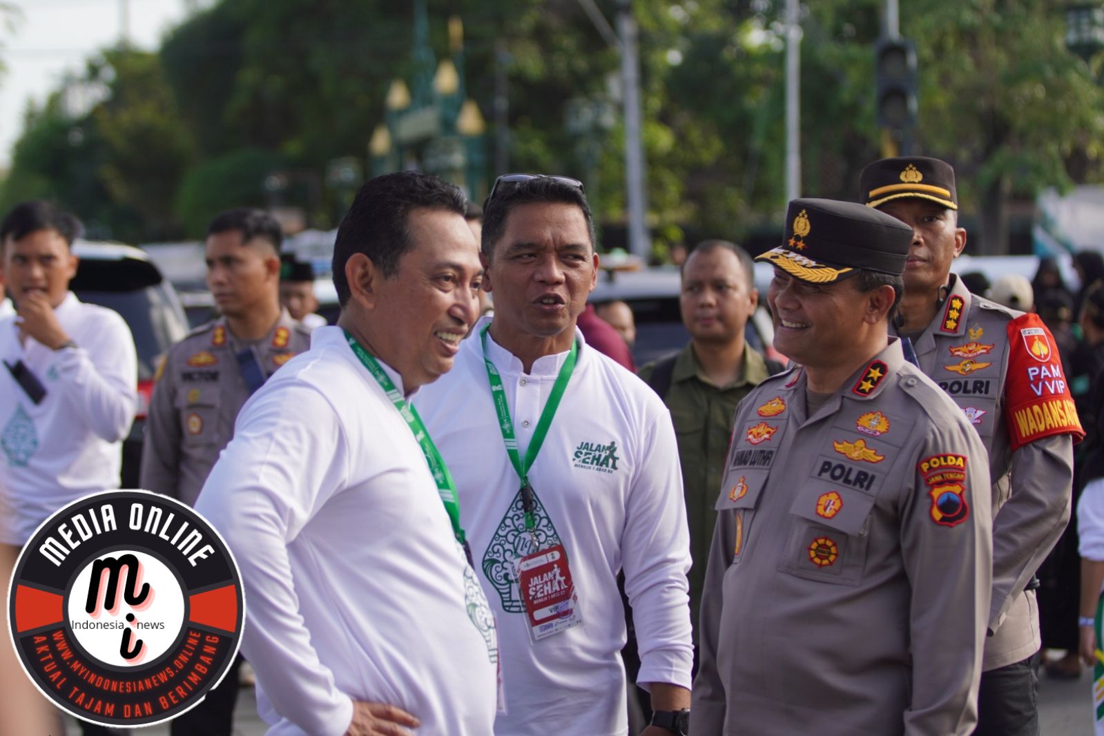 Kapolri Hadiri Pembukaan Jalan Sehat Porseni NU oleh Presiden Joko Widodo