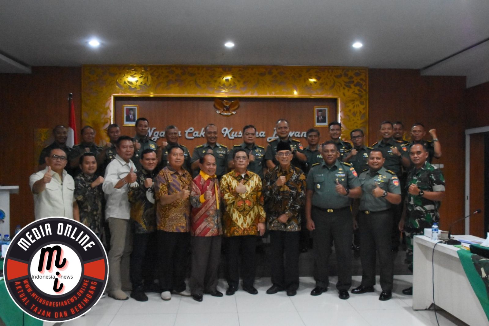 Korem 072/Pamungkas Menerima Kunjungan Kerja Komisi I DPR RI
