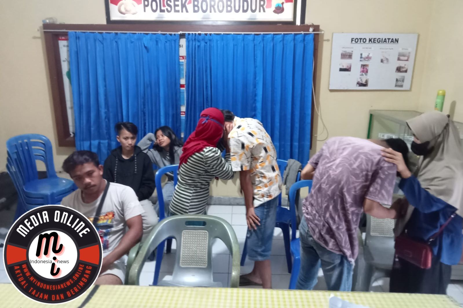 Meresahkan Warga, Sederetan Muda Mudi Diamankan Polsek Borobudur