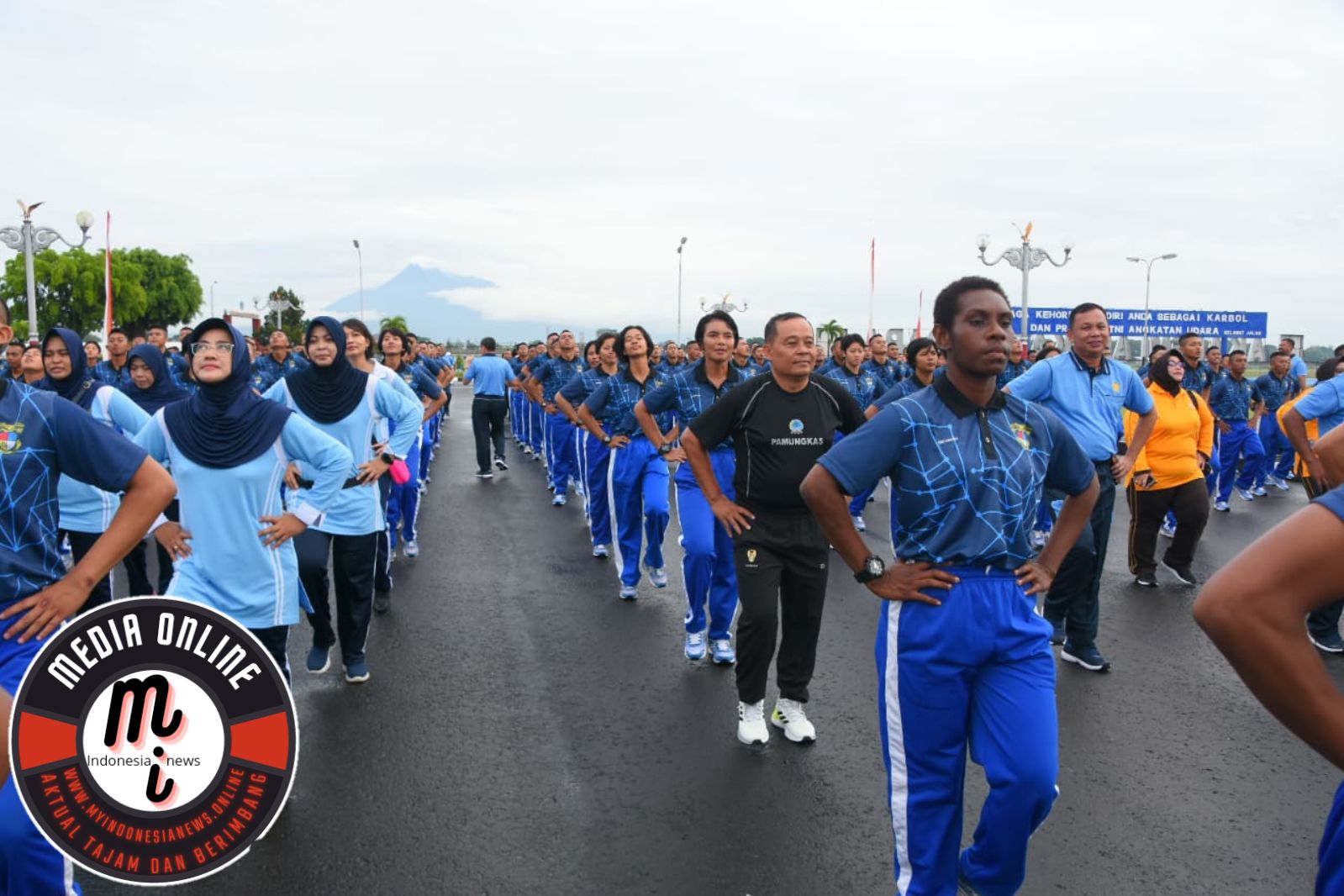 Danrem 072/Pamungkas Olahraga Bersama Panglima TNI