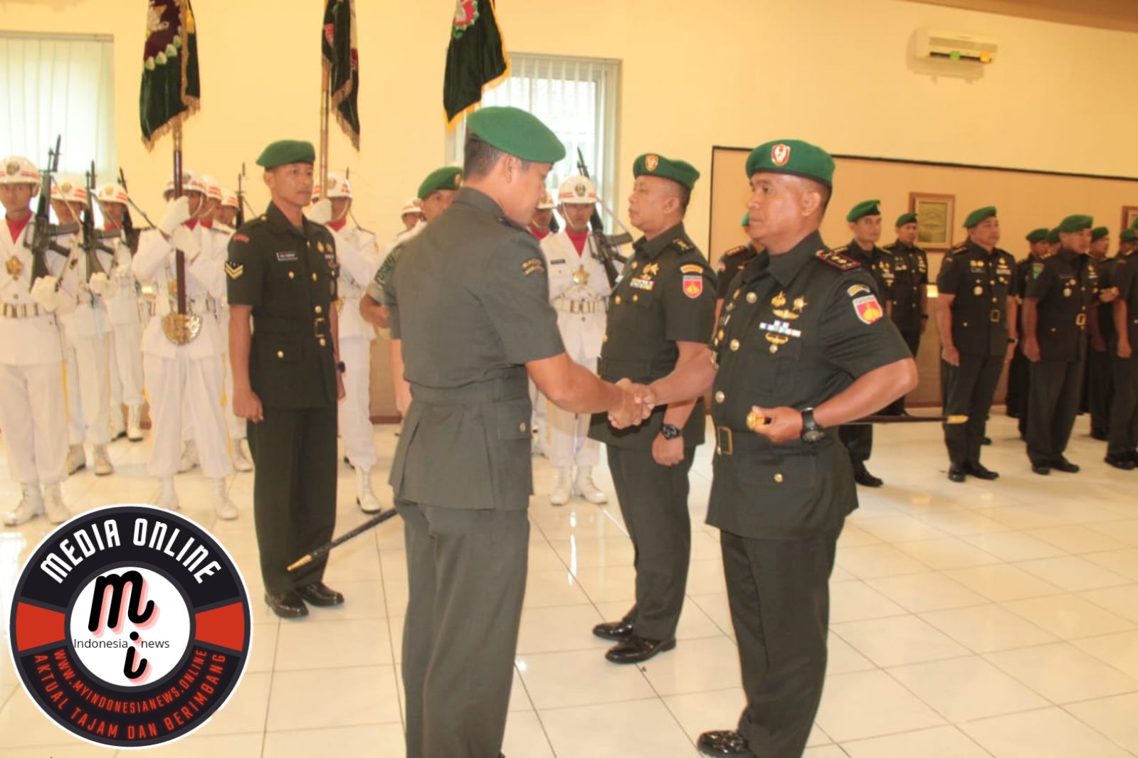 Serah Terima Wewenang dan Tanggung Jawab Jabatan Dandodikjur Serta Tradisi Pelepasan Prajurit Rindam IV/ Diponegoro