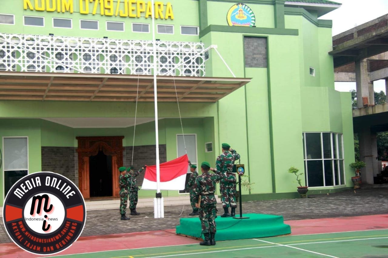 Kodim 0719/Jepara Rutin Selenggarakan Upacara Mingguan Setiap Hari Senin