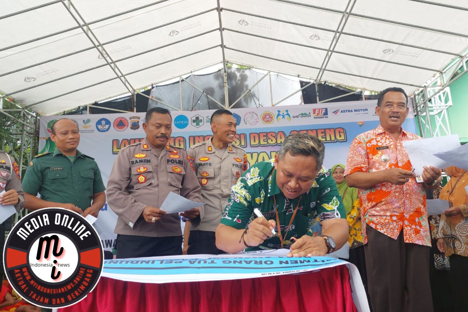 Peluncuran Desa Layak Anak di Desa Geneng, Kecamatan Jepon