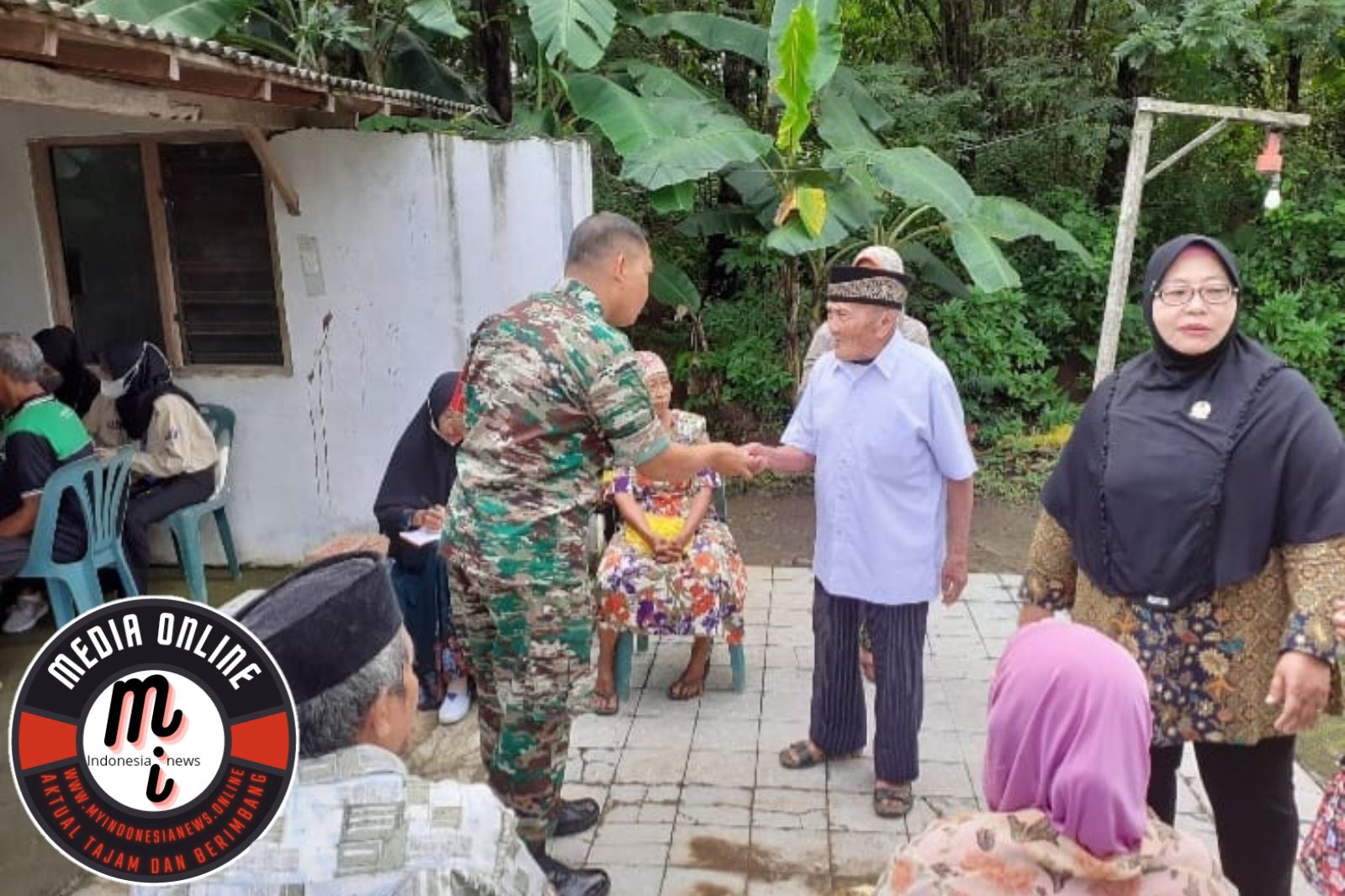 Giat Pendampingan Posyandu Lansia Oleh Babinsa Koramil Sambi