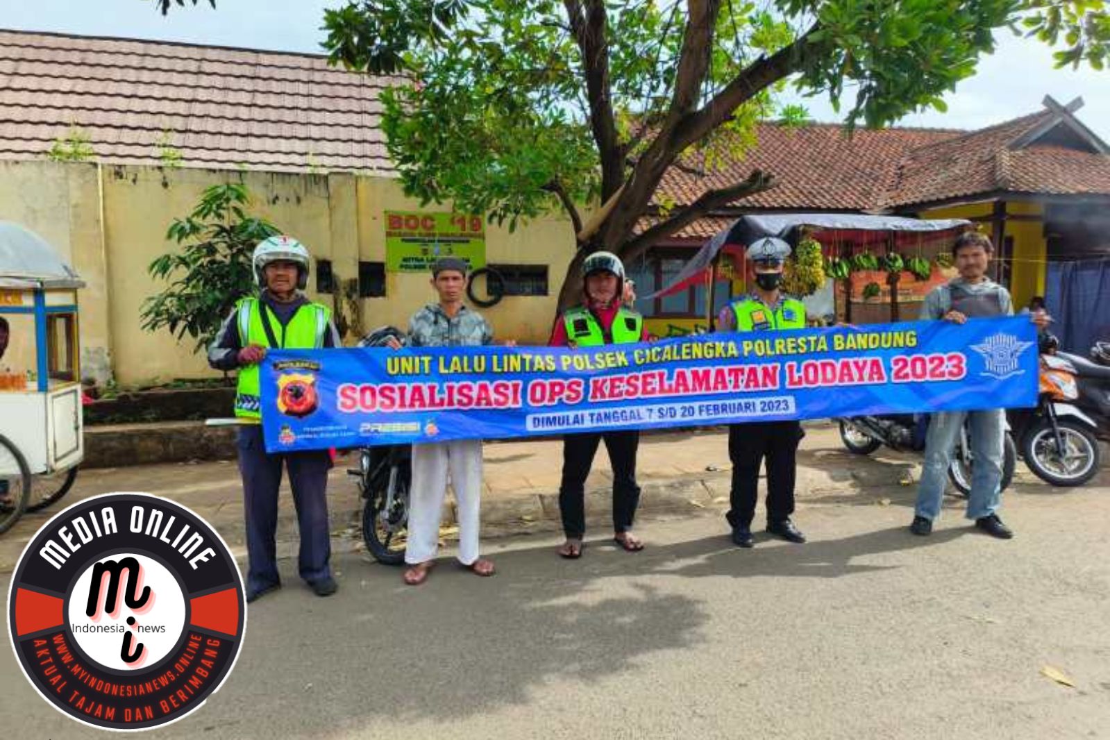 Baraya Ojeg Cicalengka (BOC) Terima Sosialisasi Oprasi Keselamatan Lodaya 2023