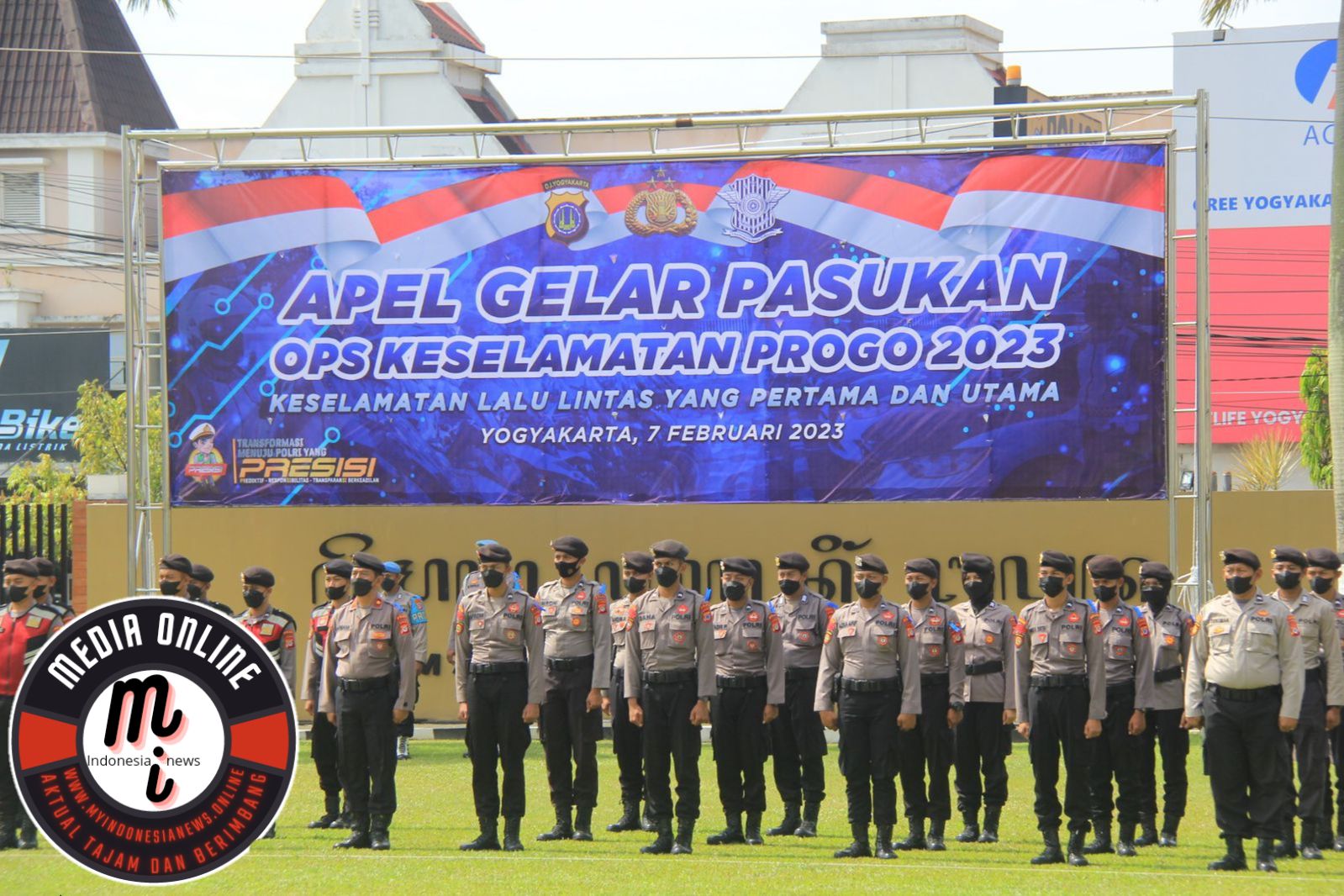 Polda DIY Apel Gelar Pasukan OPS Keselamatan Progo 2023