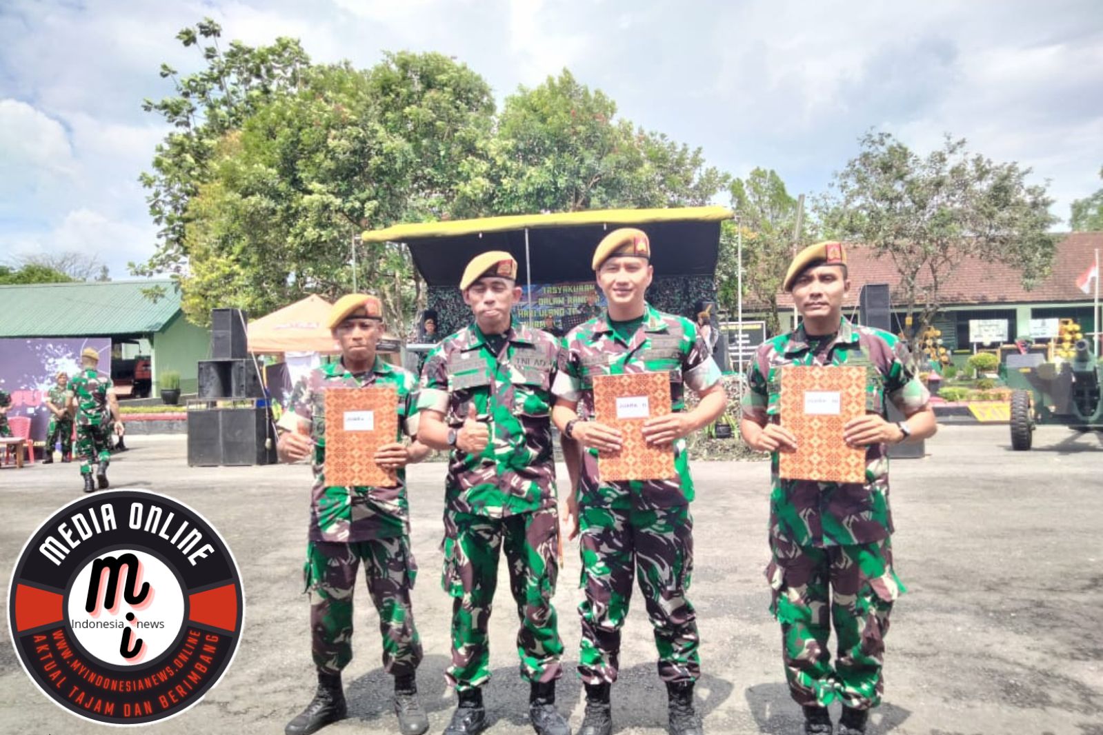 Peringatan HUT Ke-71 Batalyon Armed 3/105 MM/Tarik/NP