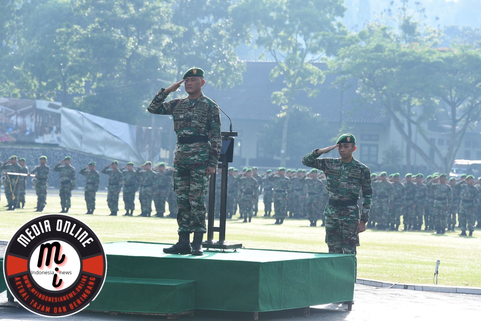 Upacara Tujuh Belas Februari Organik Akademi Militer