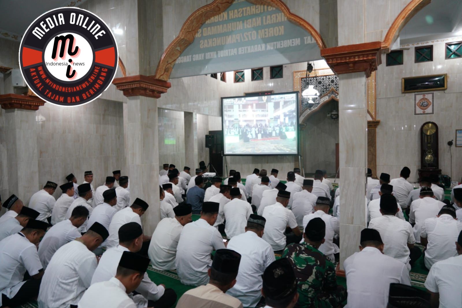 Korem 072/Pamungkas Peringati Isra Miraj 2023 Gelar Istighotsah Kubro Secara Virtual
