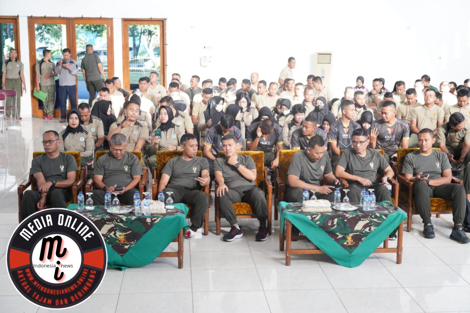Prajurit Dan PNS Korem 072/Pamungkas Ikuti Lounching APPS ETWPAD