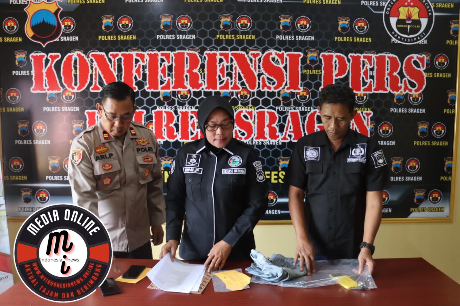 Jaringan Peredaran Narkoba Diringkus, 2 Tersangka Diamankan, 1 DPO Dalam Pengejaran Satuan Narkoba Polres Sragen