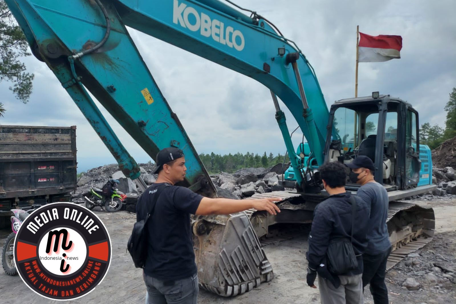 Update News!! Polresta Magelang Gerebek Tambang Ilegal Di Lereng Gunung Merapi