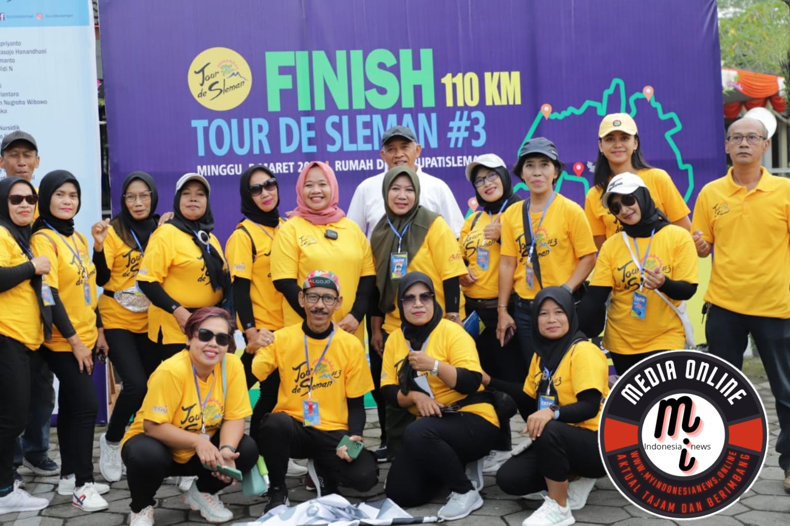 Bupati Sleman Kustini Sri Purnomo Buka Tour De Sleman 2023 untuk Tingkatkan Daya Tarik Wisata