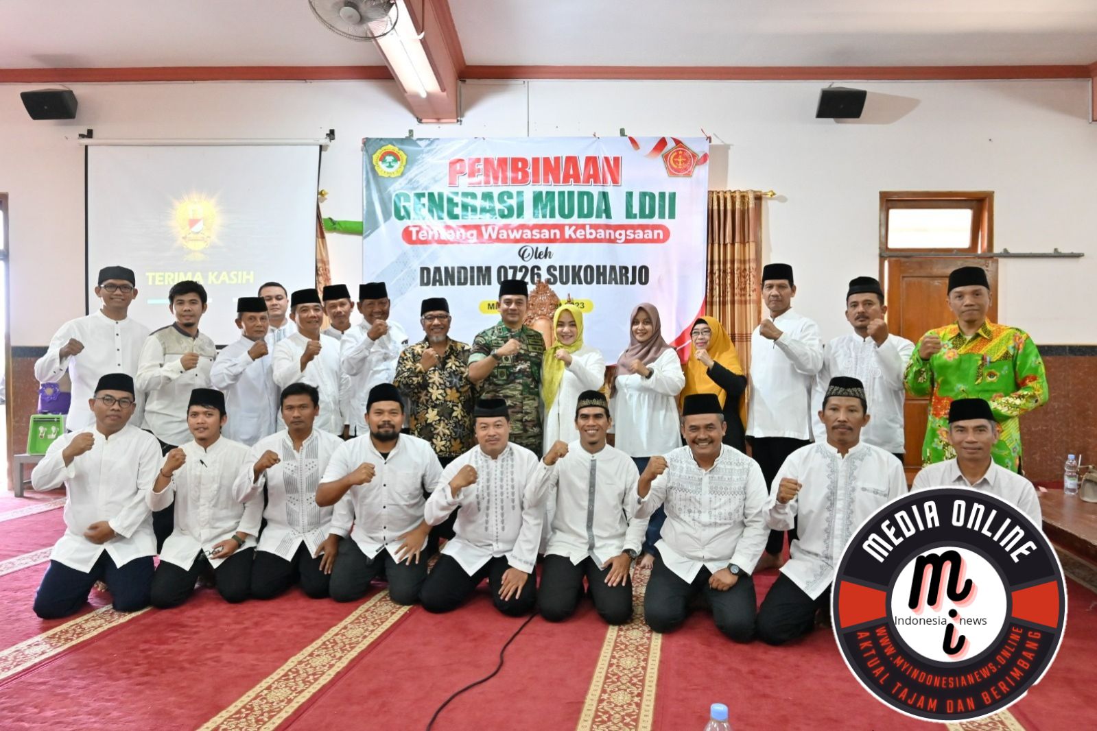 Dandim 0726/Sukoharjo Berikan Pembinaan Generasi Muda Wawasan Kebangsaan di Ponpes Barokah Bendosari