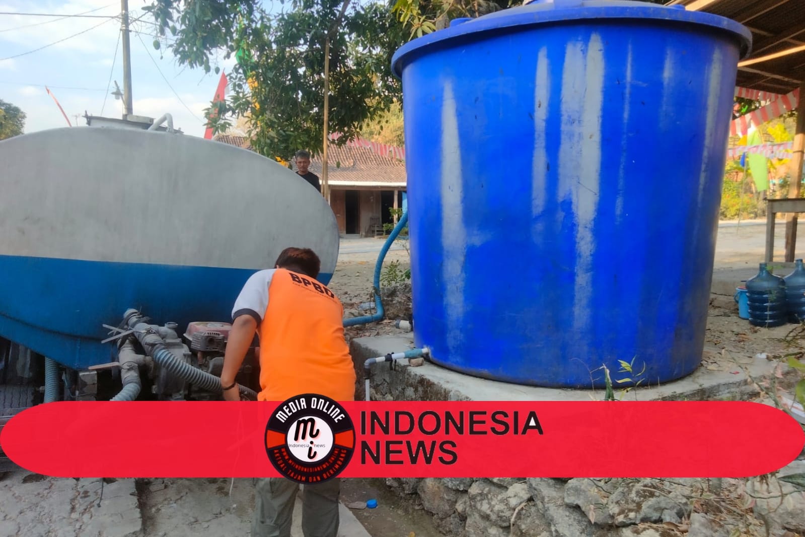 Penyaluran Air Bersih dari APBD II 2023 Bantu Atasi Bencana Kekeringan di Kabupaten Sragen