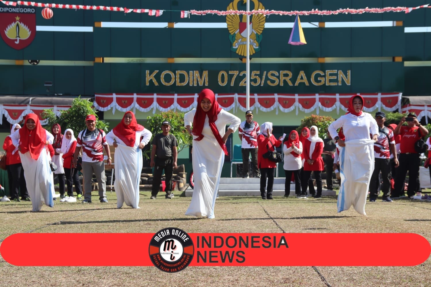 Meriah..!! Aneka Lomba Di Gelar Kodim Sragen Semarakkan HUT RI
