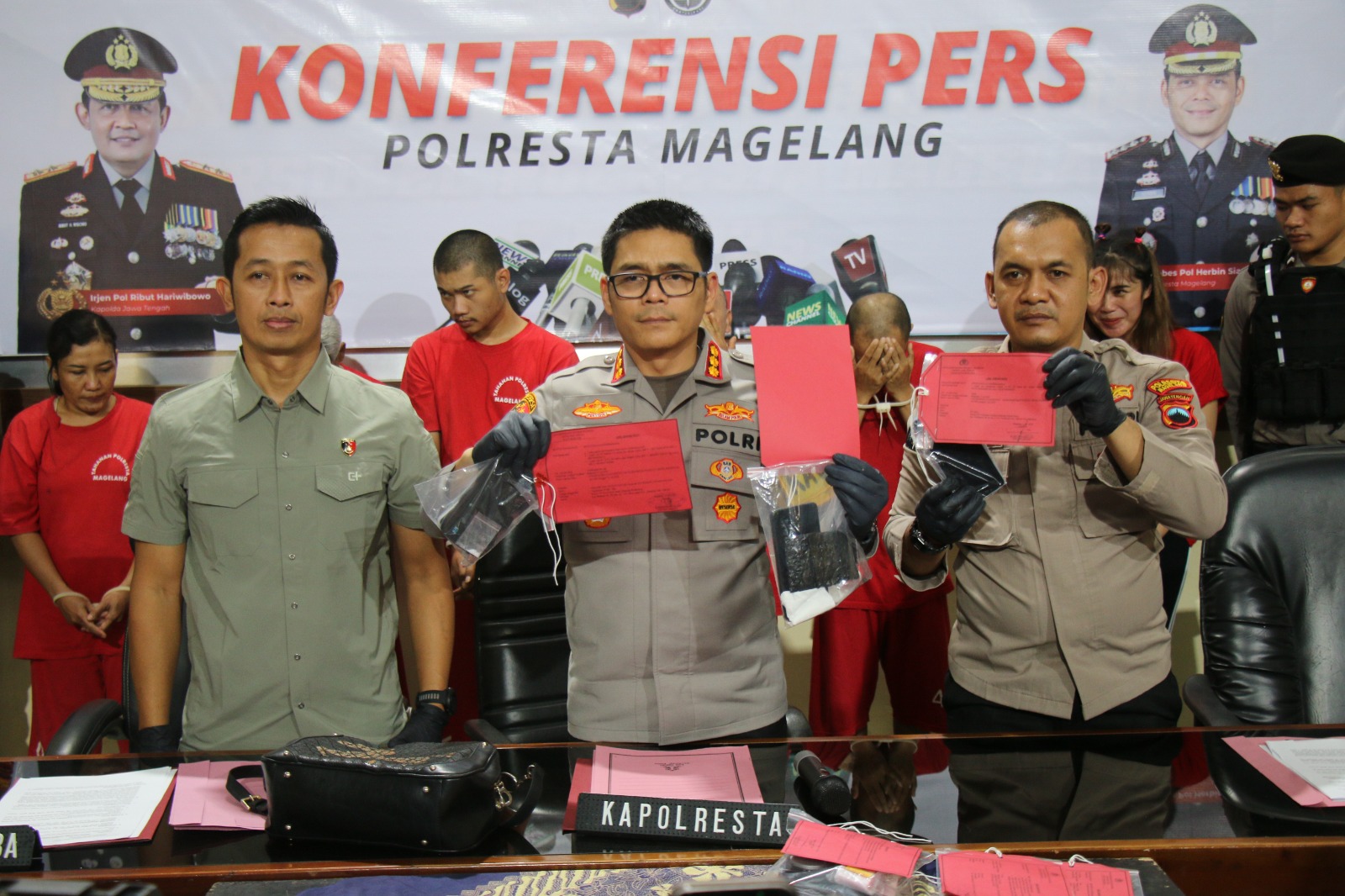 Polresta Magelang Ungkap Dua Kasus Besar Peredaran Sabu, Libatkan Oknum Kades dan Jaringan Lintas Daerah